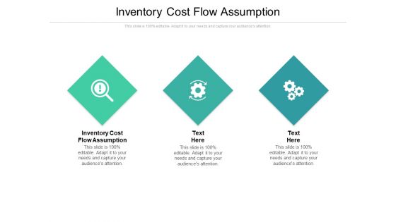 Inventory Cost Flow Assumption Ppt PowerPoint Presentation Model Cpb