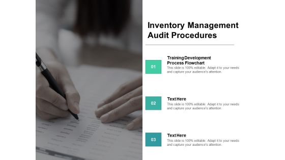 Inventory Management Audit Procedures Ppt PowerPoint Presentation Summary Format Cpb