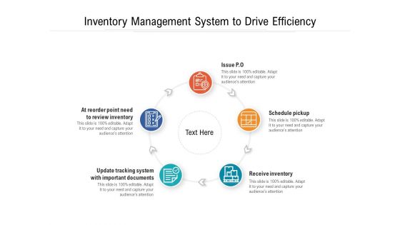 Inventory Management System To Drive Efficiency Ppt PowerPoint Presentation File Graphics Pictures PDF
