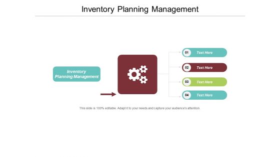 Inventory Planning Management Ppt PowerPoint Presentation Ideas Slide Portrait Cpb