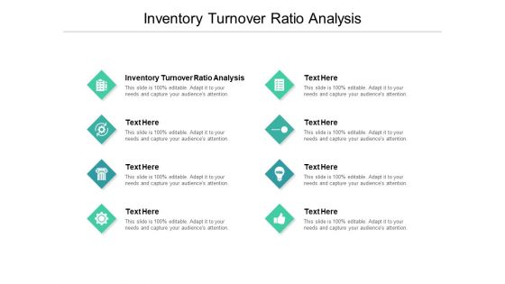 Inventory Turnover Ratio Analysis Ppt PowerPoint Presentation Portfolio Graphics Example Cpb