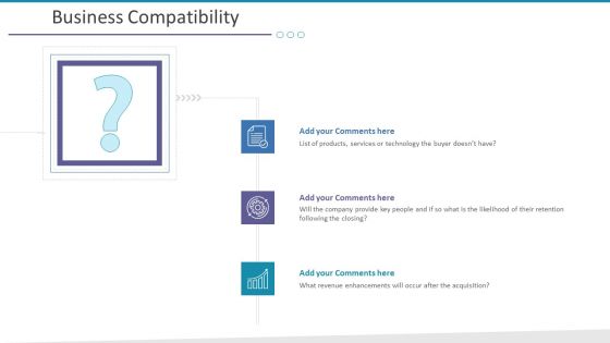 Investigation For Business Procurement Business Compatibility Ppt Slides Visual Aids PDF