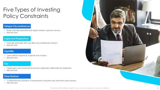 Investing Policy Ppt PowerPoint Presentation Complete Deck With Slides