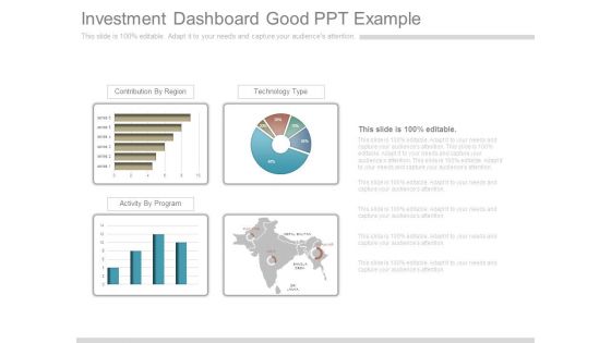 Investment Dashboard Good Ppt Example