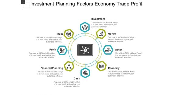 Investment Planning Factors Economy Trade Profit Ppt PowerPoint Presentation Ideas Slide