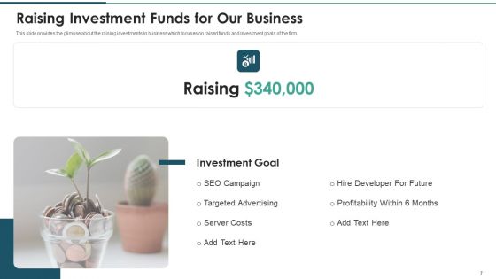 Investment Raising Pitch Deck With Funds Allocation Ppt PowerPoint Presentation Complete Deck With Slides