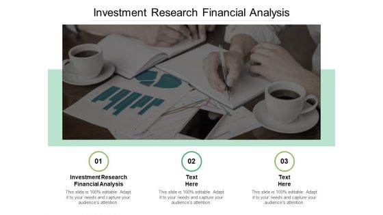 Investment Research Financial Analysis Ppt PowerPoint Presentation Outline Portrait Cpb Pdf