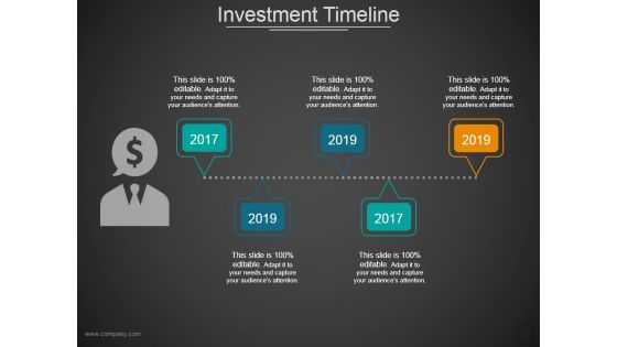 Investment Timeline Ppt PowerPoint Presentation Infographic Template Template