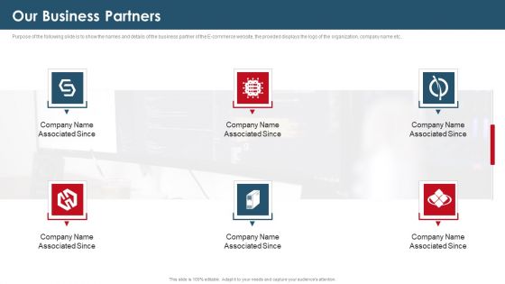 Investor Capital Raising Elevator Our Business Partners Information PDF