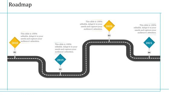 Investor Pitch Deck Short Term Caveat Loan Roadmap Ppt Show Template PDF