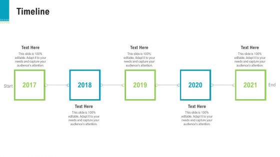 Investor Pitch Deck To Generate Capital From Pre Seed Round Timeline Mockup PDF