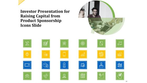 Investor Presentation For Raising Capital From Product Sponsorship Ppt PowerPoint Presentation Complete Deck With Slides