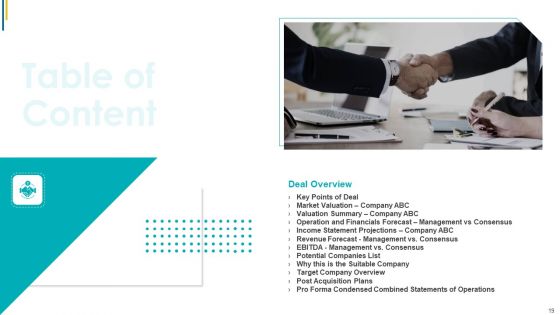Investors Pitch General And Deal Mergers And Acquisitions Ppt PowerPoint Presentation Complete Deck With Slides