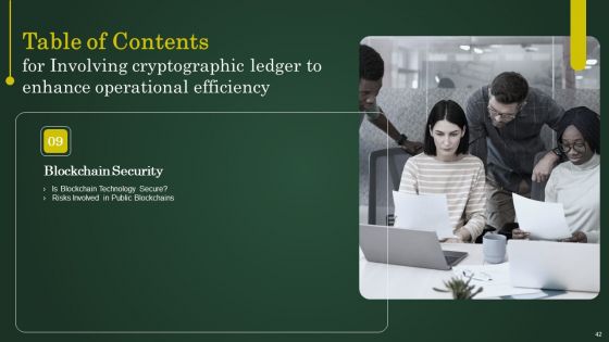 Involving Cryptographic Ledger To Enhance Operational Efficiency Ppt PowerPoint Presentation Complete Deck With Slides