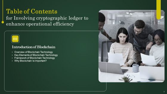 Involving Cryptographic Ledger To Enhance Operational Efficiency Ppt PowerPoint Presentation Complete Deck With Slides