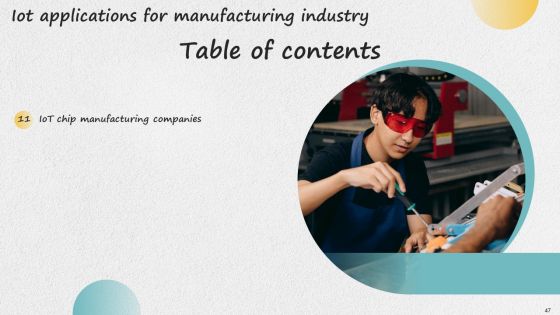 Iot Applications For Manufacturing Industry Ppt PowerPoint Presentation Complete Deck With Slides