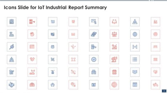Iot Industrial Report Summary Ppt PowerPoint Presentation Complete Deck With Slides