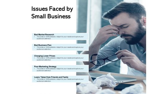 Issues Faced By Small Business Ppt Powerpoint Presentation Show Demonstration