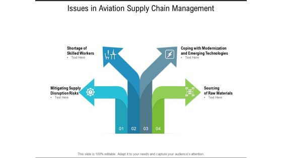 Issues In Aviation Supply Chain Management Ppt PowerPoint Presentation Gallery Display