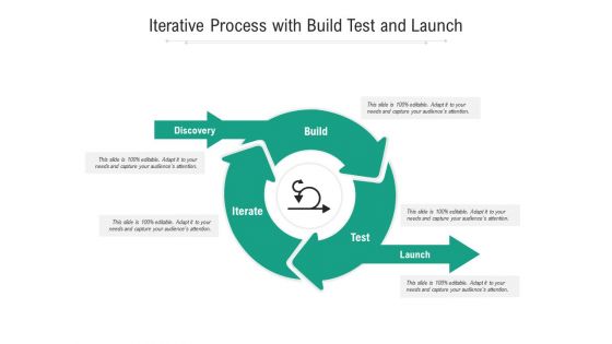 Iterative Process With Build Test And Launch Ppt PowerPoint Presentation File Sample PDF