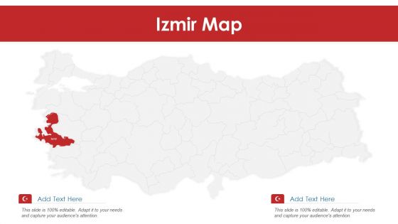 Izmir Map PowerPoint Presentation PPT Template PDF