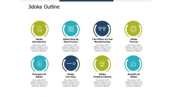 Jidoka Outline Ppt PowerPoint Presentation File Shapes