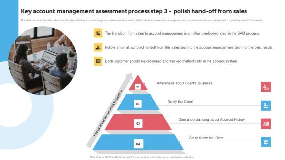 KAM Evaluation Procedure In The Organization Key Account Management Assessment Process Step 3 Mockup PDF
