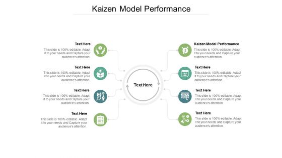 Kaizen Model Performance Ppt PowerPoint Presentation Gallery Graphics Example Cpb