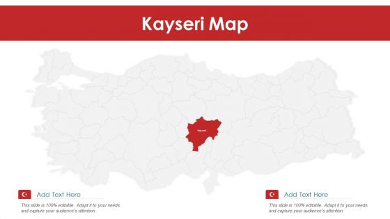 Kayseri Map PowerPoint Presentation PPT Template PDF