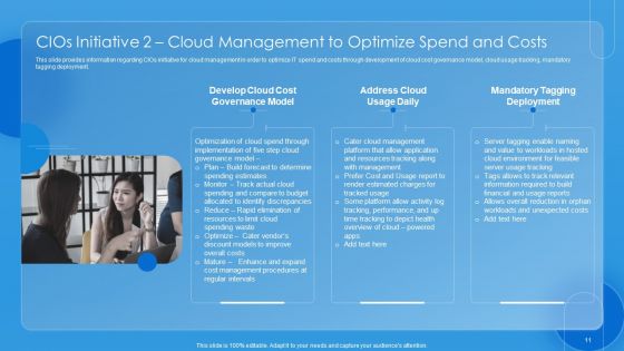 Key CIO Initiatives To Reduce IT Costs Ppt PowerPoint Presentation Complete Deck With Slides