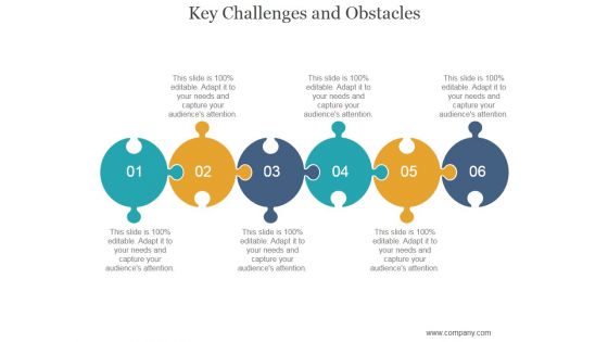 Key Challenges And Obstacles Ppt PowerPoint Presentation Slide