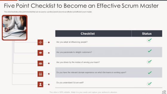 Key Duties Of Scrum Master Ppt PowerPoint Presentation Complete Deck With Slides