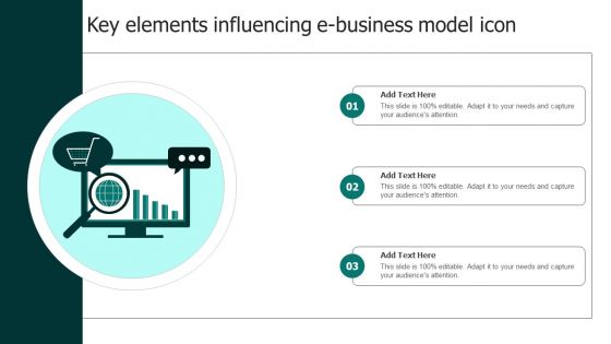 Key Elements Influencing E Business Model Icon Formats PDF Key Elements Influencing E Business Model Icon Formats PDF