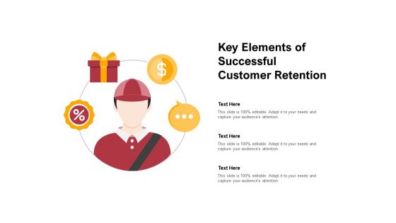 Key Elements Of Successful Customer Retention Ppt PowerPoint Presentation Layouts Information