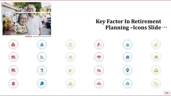 Key Factor In Retirement Planning Ppt PowerPoint Presentation Complete Deck With Slides