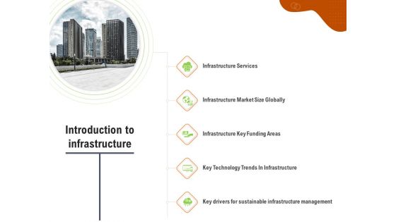 Key Features For Effective Business Management Introduction To Infrastructure Ppt Outline Diagrams PDF