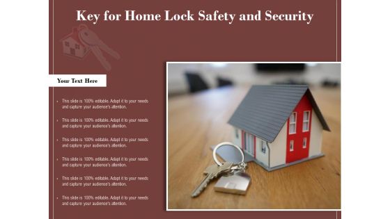 Key For Home Lock Safety And Security Ppt PowerPoint Presentation File Visuals PDF
