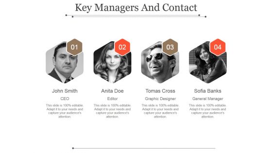 Key Managers And Contact Template 1 Ppt PowerPoint Presentation Deck Key Managers And Contact Template 1 Ppt PowerPoint Presentation Deck