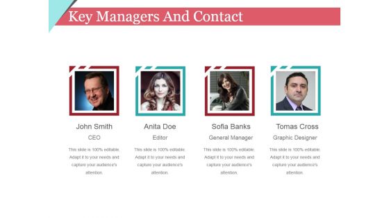 Key Managers And Contact Template 2 Ppt PowerPoint Presentation File Demonstration