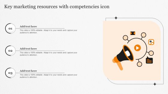 Key Marketing Resources With Competencies Icon Ppt Infographics Themes PDF Key Marketing Resources With Competencies Icon Ppt Infographics Themes PDF