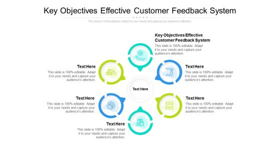 Key Objectives Effective Customer Feedback System Ppt PowerPoint Presentation Infographics Visuals Cpb
