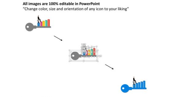Key Of Success And Growth Concepts Powerpoint Template