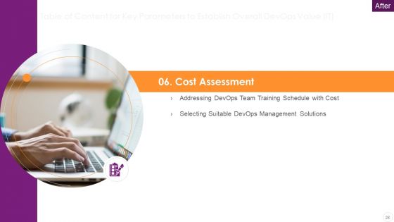 Key Parameters To Establish Overall Devops Value IT Ppt PowerPoint Presentation Complete Deck With Slides