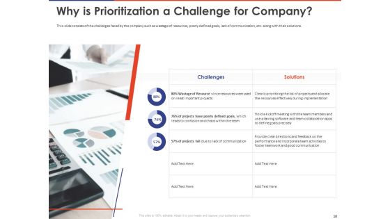 Key Prioritization Techniques For Project Team Management Ppt PowerPoint Presentation Complete Deck With Slides