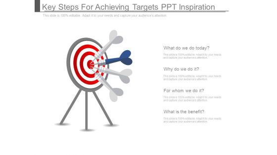 Key Steps For Achieving Targets Ppt Inspiration