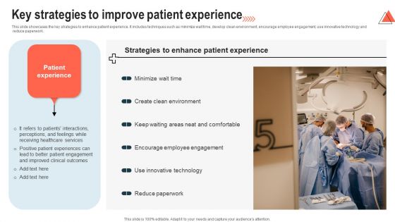 Key Strategies To Improve Patient Experience Themes PDF