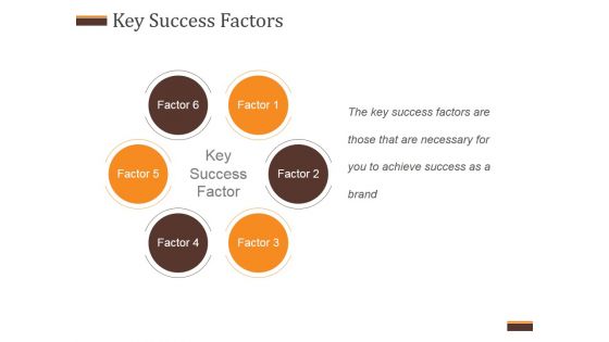 Key Success Factors Ppt PowerPoint Presentation Inspiration
