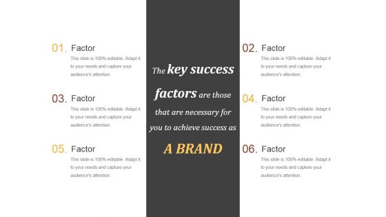 Key Success Factors Ppt PowerPoint Presentation Templates