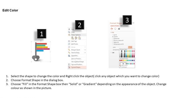 Key With Success Tags PowerPoint Templates