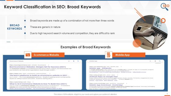 Keyword Classification For Search Engine Optimization Training Ppt